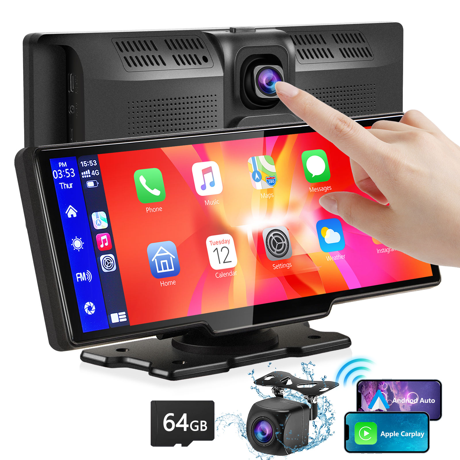 RoadSync 9.3-inch Wireless CarPlay Display - Image 4