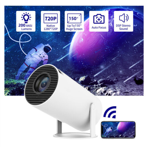 OrbitView 180-degree Auto-Focus Mini Projector